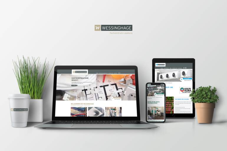 Internetseite Wessinghage GmbH & Co. KG