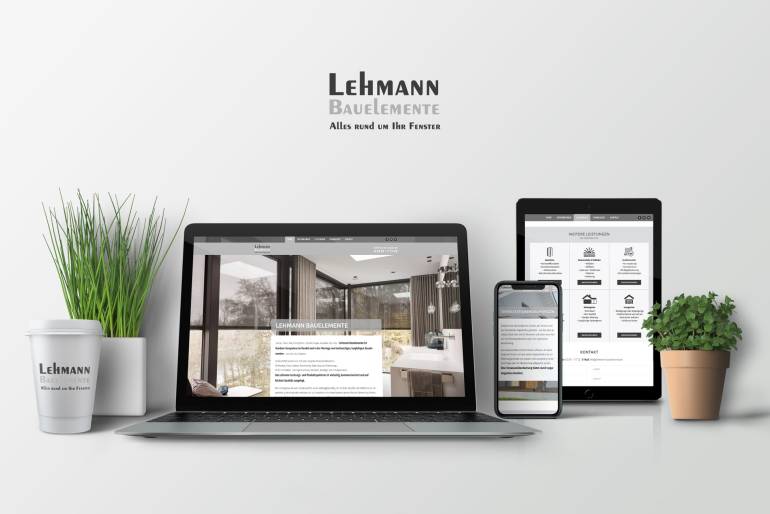 Internetseite Lehmann Bauelemente