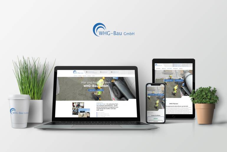 Internetseite WHG-Bau GmbH