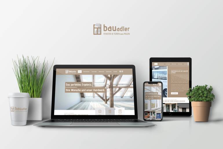 Internetseite BauAdler