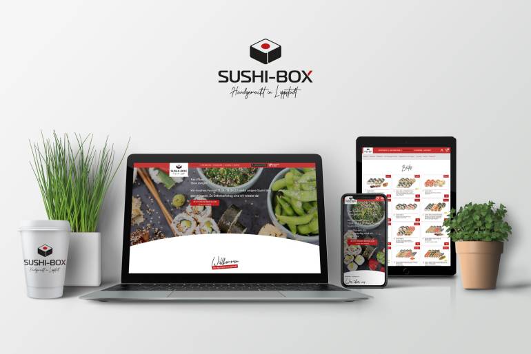 Internetseite Sushi Box Lippstadt