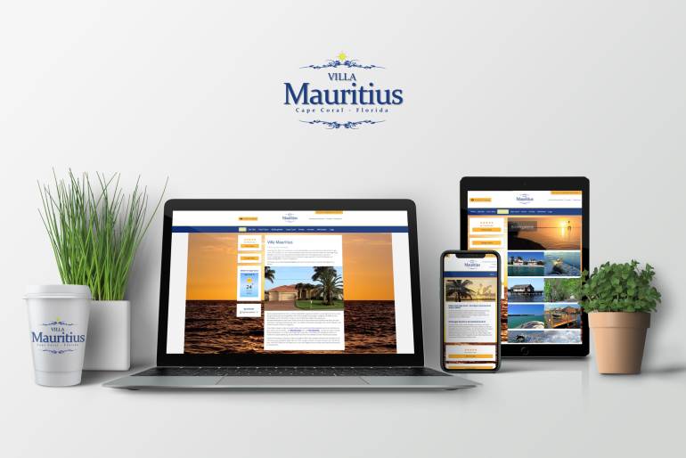 Internetseite Villa Mauritius