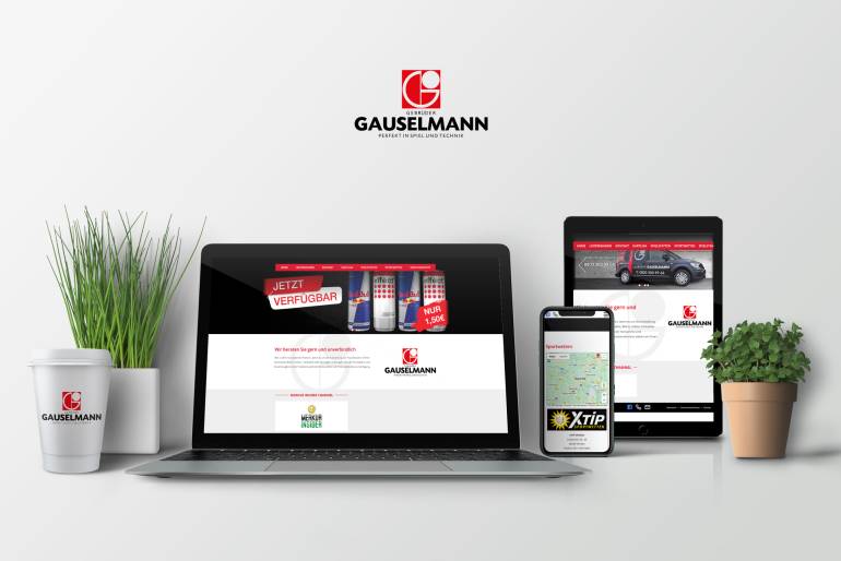 Internetseite Gebrüder Gauselmann Oelde GmbH