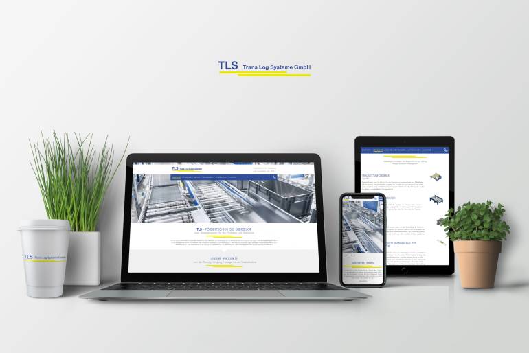 Internetseite TLS Trans Log Systeme GmbH