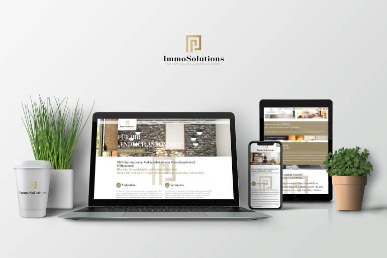 Internetseite ImmoSolutions GmbH