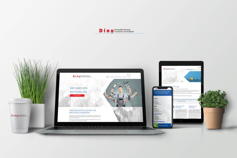 Internetseite DINO GmbH Personaldienstleistung