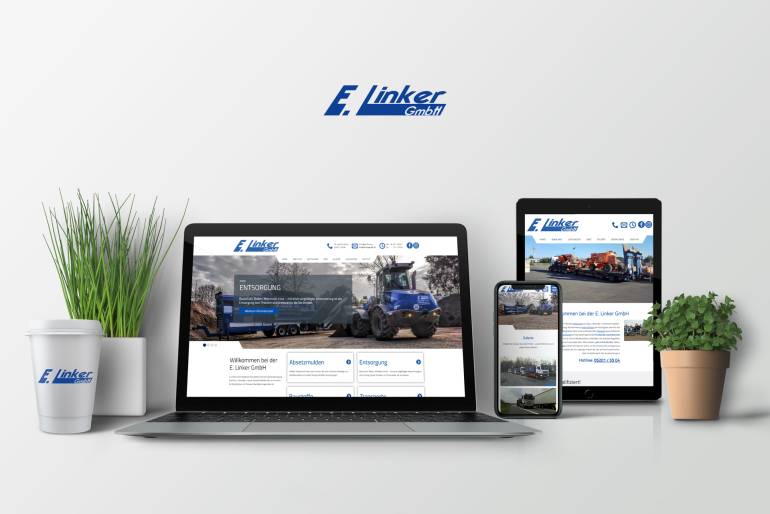 Internetseite E. Linker GmbH