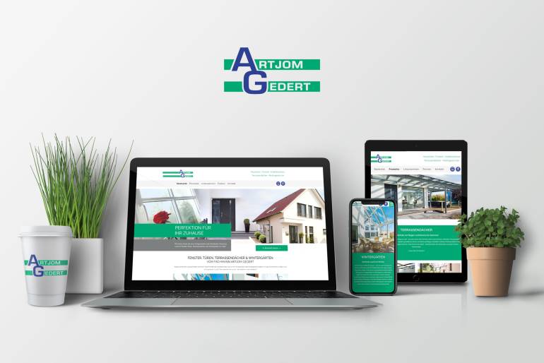 Internetseite Artjom Gedert Bauelementehandel