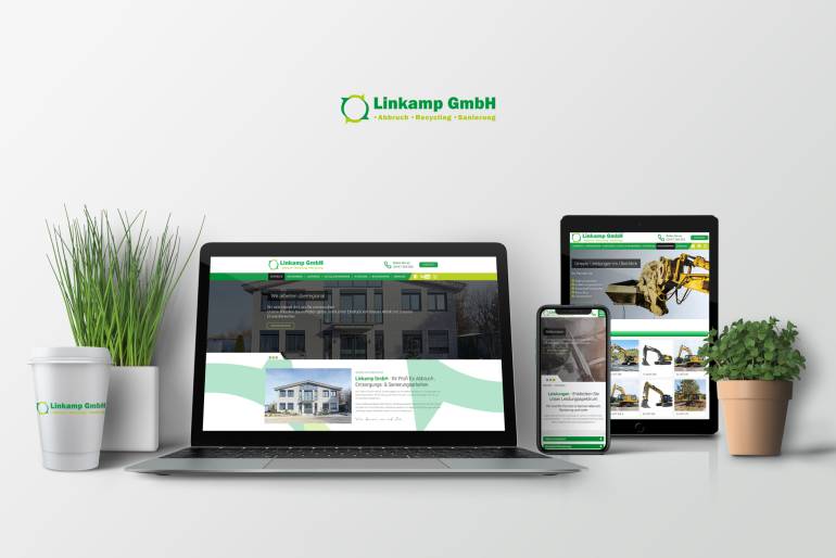 Internetseite Linkamp GmbH
